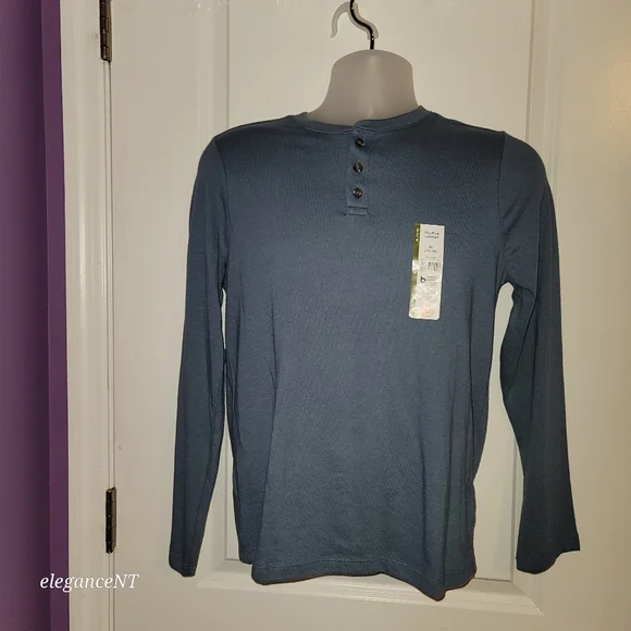 Wonder Nation Boy's Long Sleeve Henley Shirt Sz: 14-16 NWT - Picture 7 of 7
